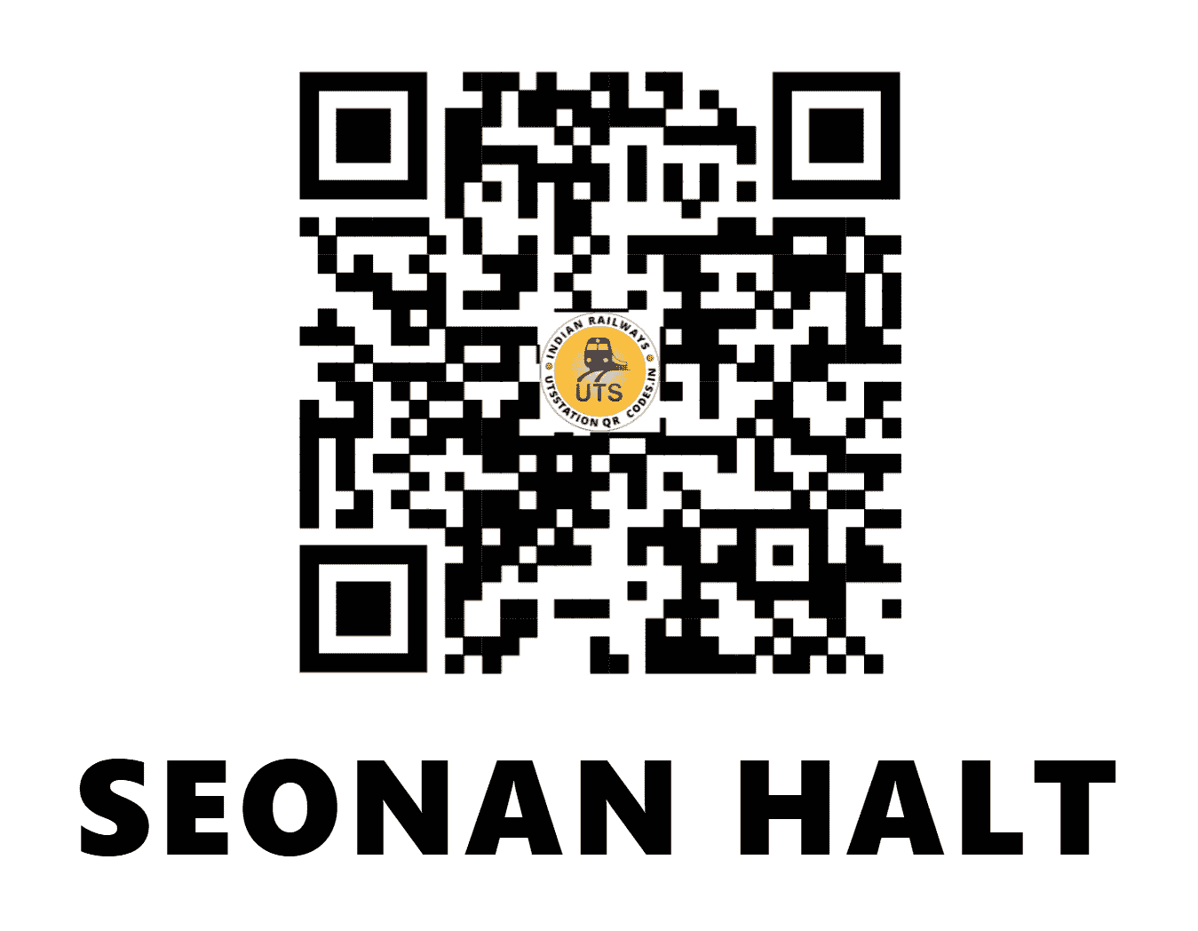 UTS QR Code for SEONAN HALT - SONH (EC - BIHAR)