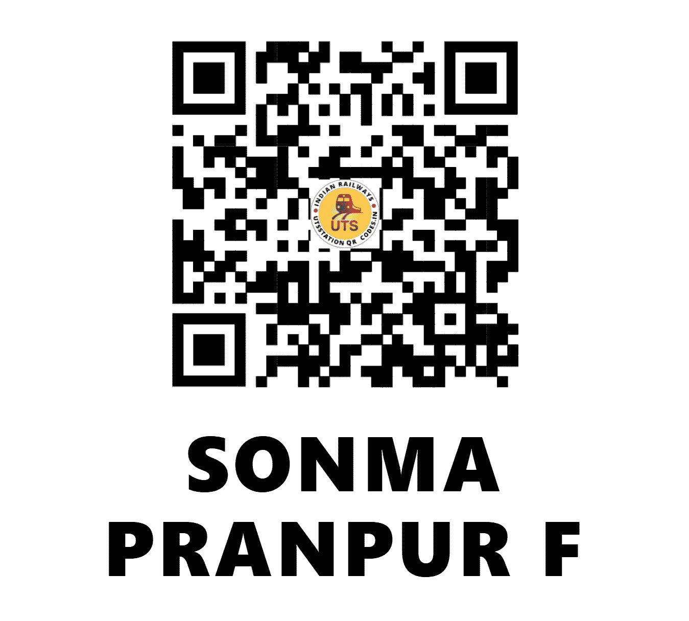 UTS QR Code for SONMA PRANPUR F - SOPR (EC - BIHAR)
