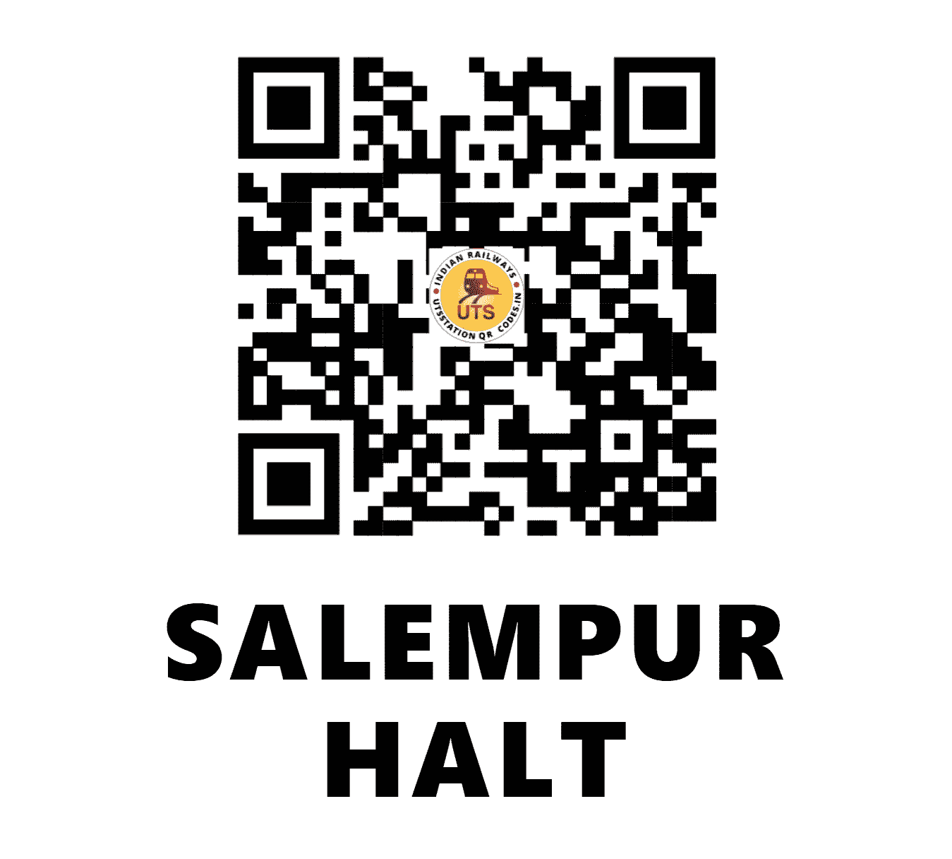 UTS QR Code for SALEMPUR HALT - SPRN (EC - BIHAR)