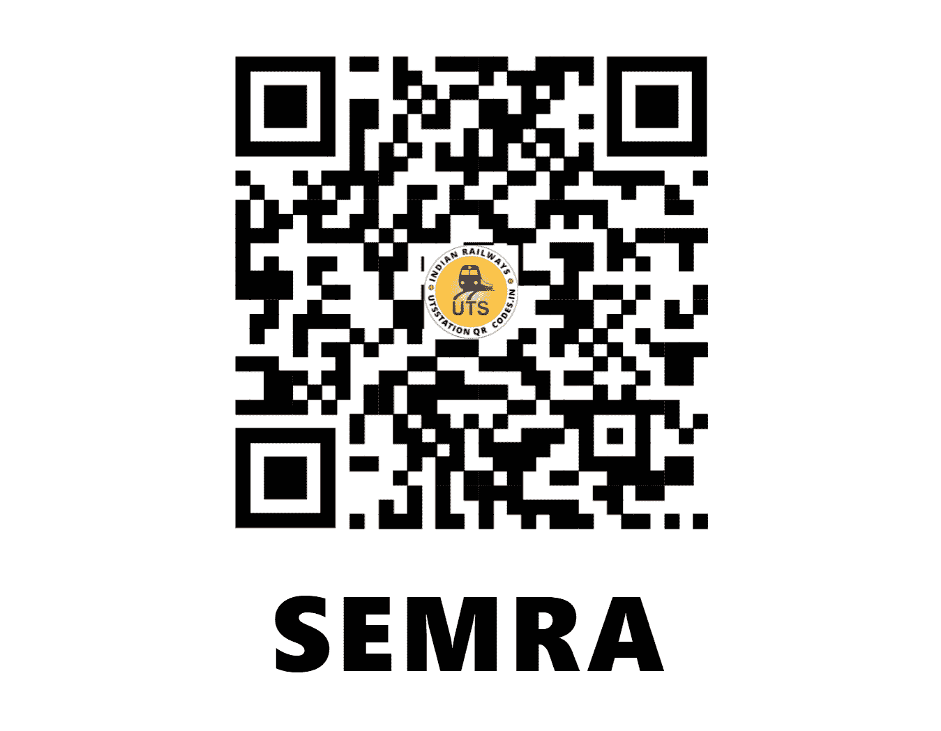 UTS QR Code for SEMRA - SRA (EC - BIHAR)