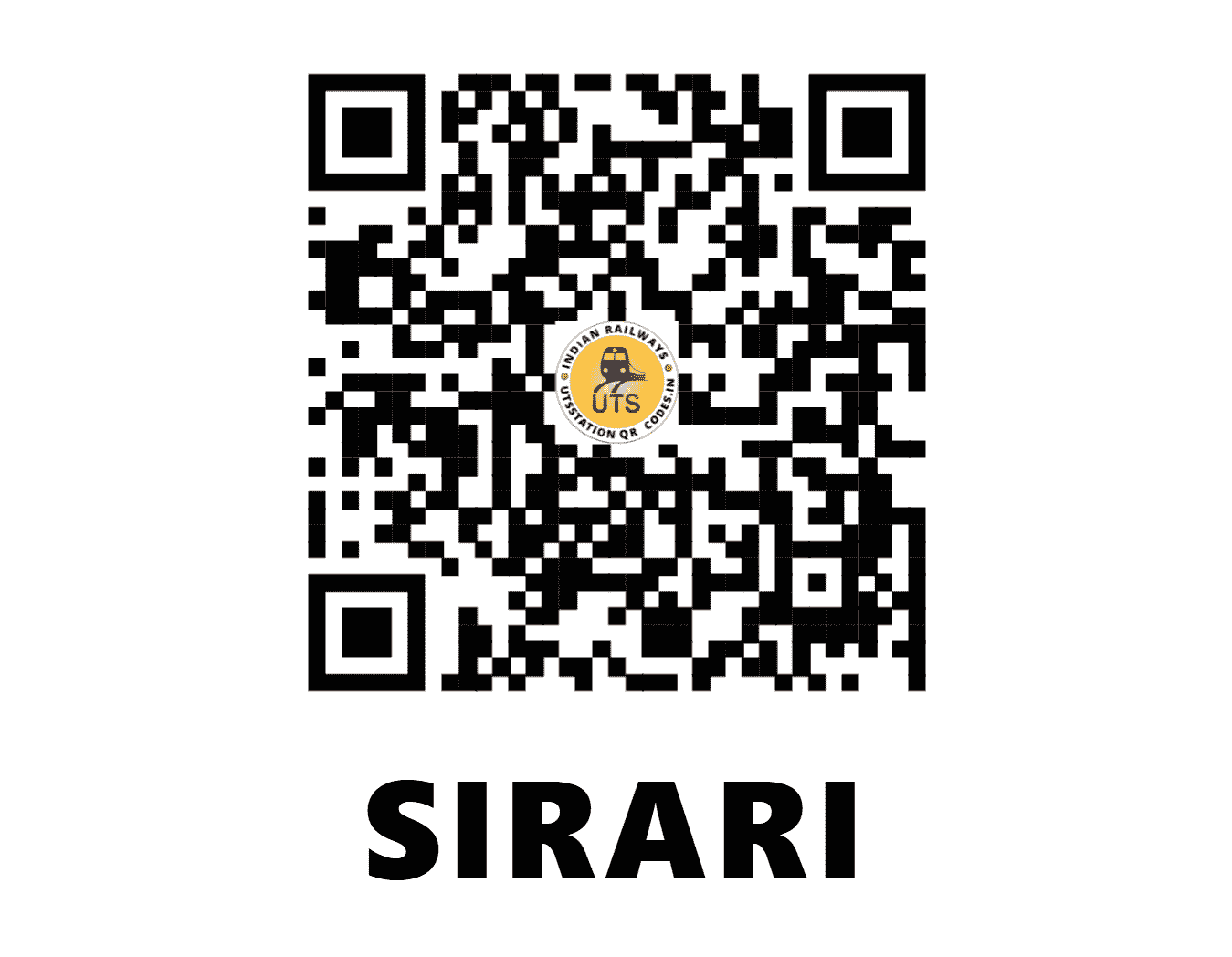 UTS QR Code for SIRARI - SRY (EC - BIHAR)