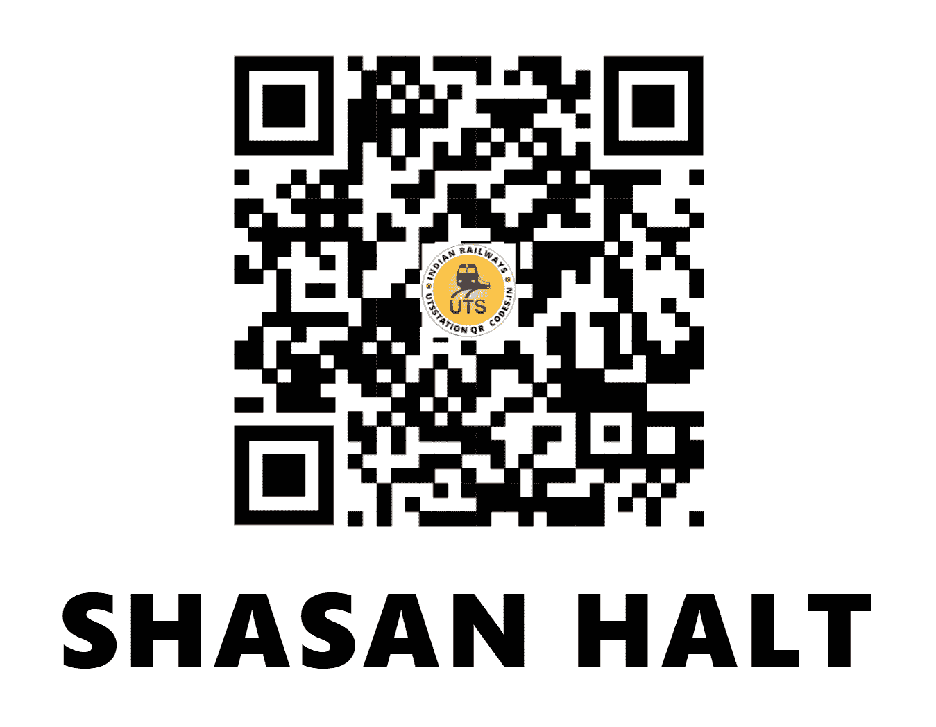 UTS QR Code for SHASAN HALT - SSRH (EC - BIHAR)