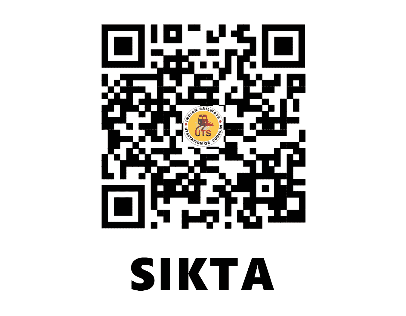 UTS QR Code for SIKTA - STF (EC - BIHAR)
