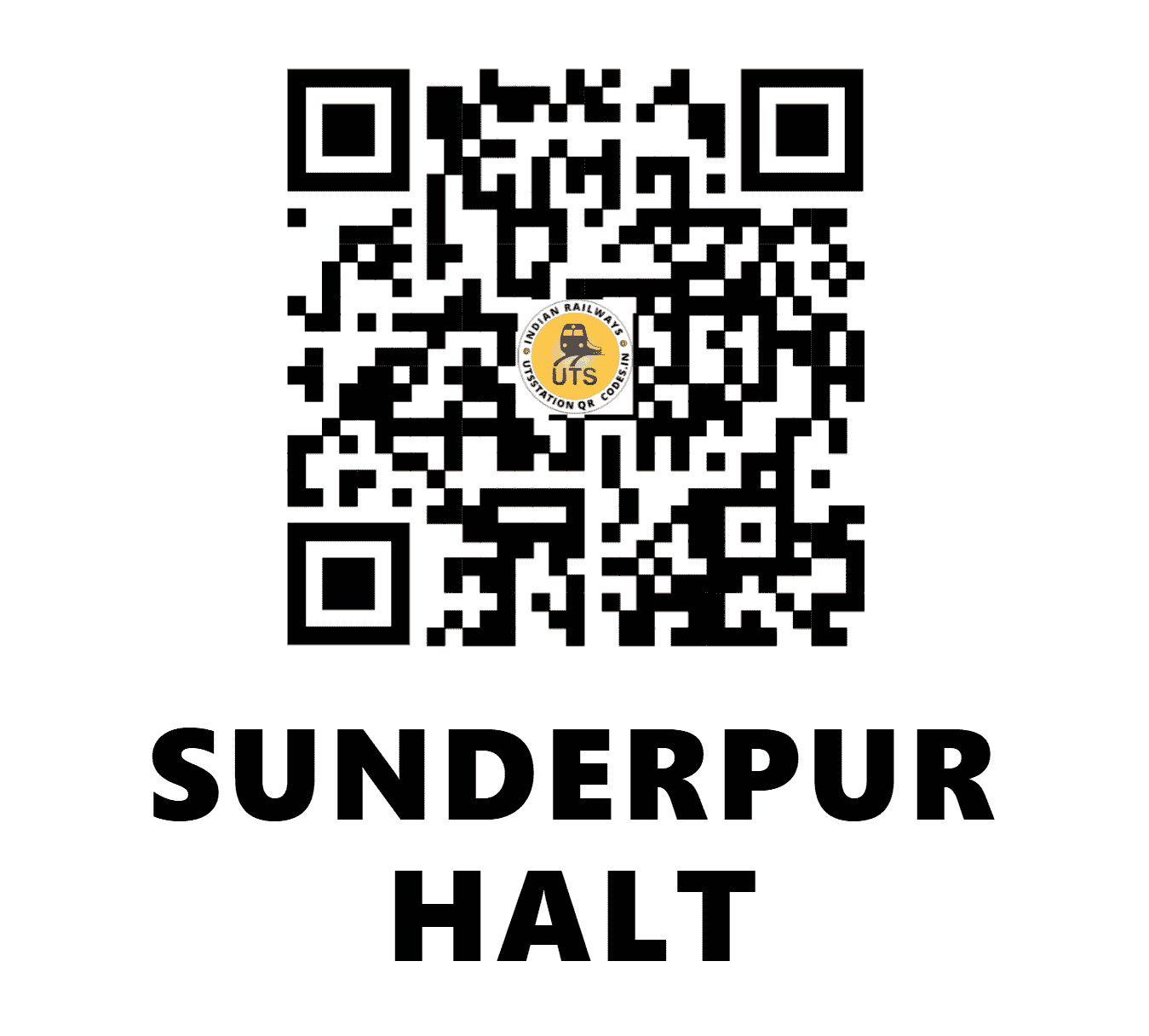 UTS QR Code for SUNDERPUR HALT - SUDR (EC - BIHAR)