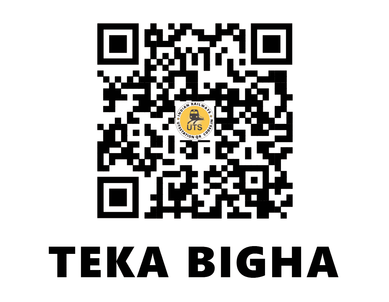 UTS QR Code for TEKA BIGHA - TKBG (EC - BIHAR)