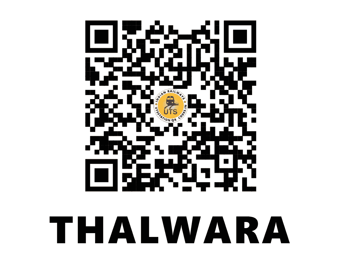UTS QR Code for THALWARA - TLWA (EC - BIHAR)