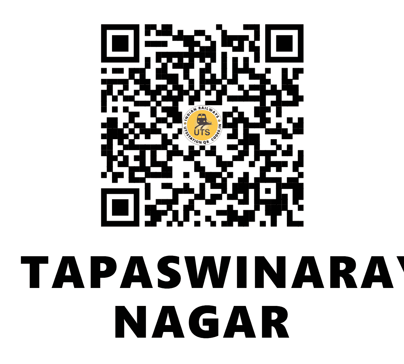 UTS QR Code for TAPASWINARAYAN NAGAR - TNNH (EC - BIHAR)