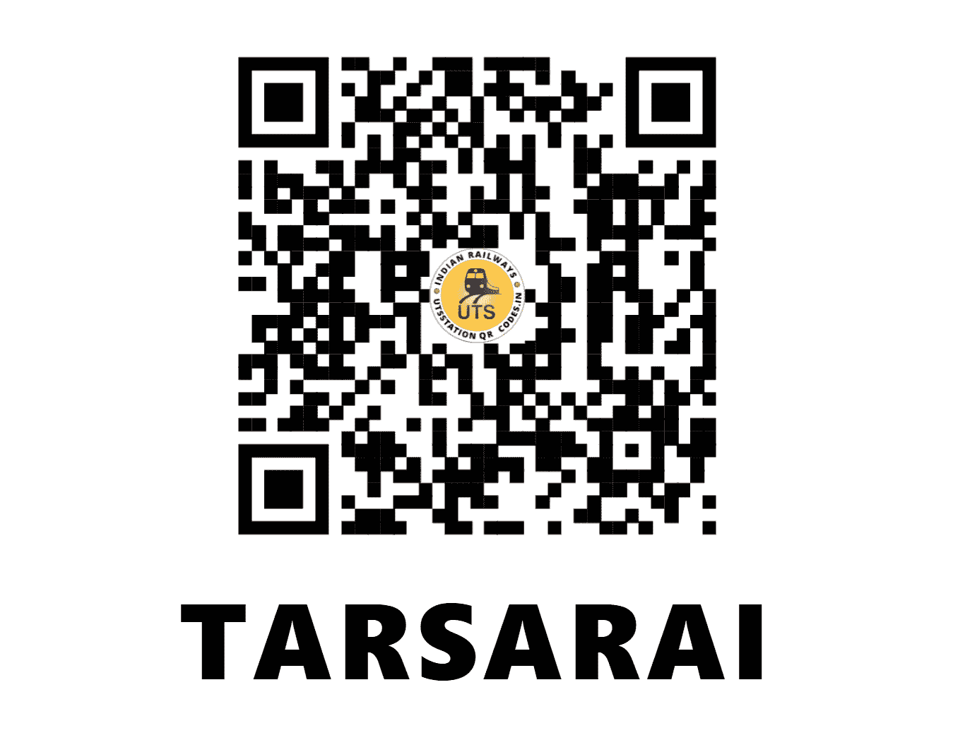 UTS QR Code for TARSARAI - TRS (EC - BIHAR)
