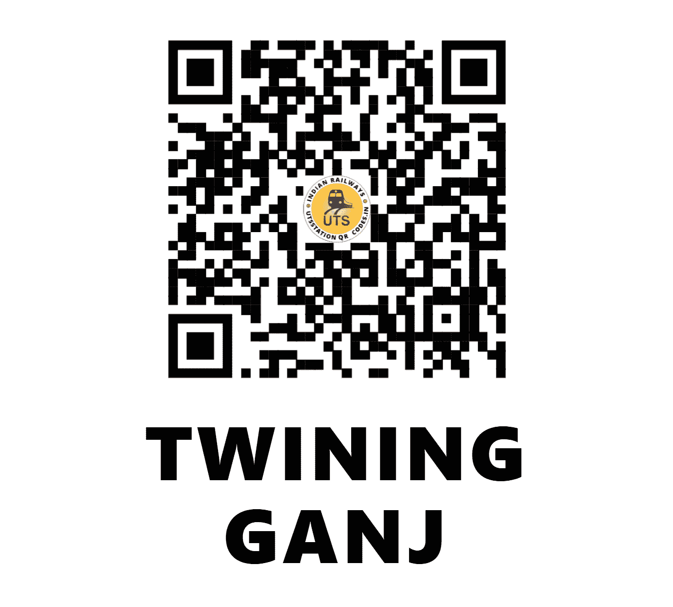 UTS QR Code for TWINING GANJ - TWG (EC - BIHAR)