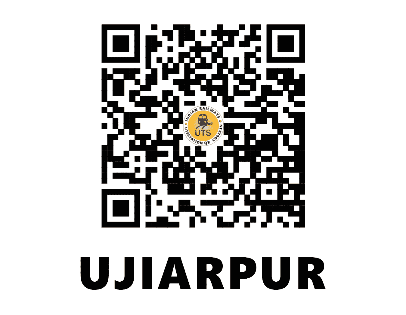 UTS QR Code for UJIARPUR - UJP (EC - BIHAR)