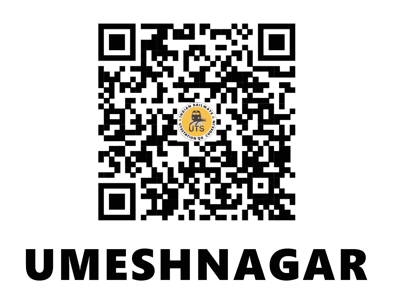 UTS QR Code for UMESHNAGAR - UMNR (EC - BIHAR)