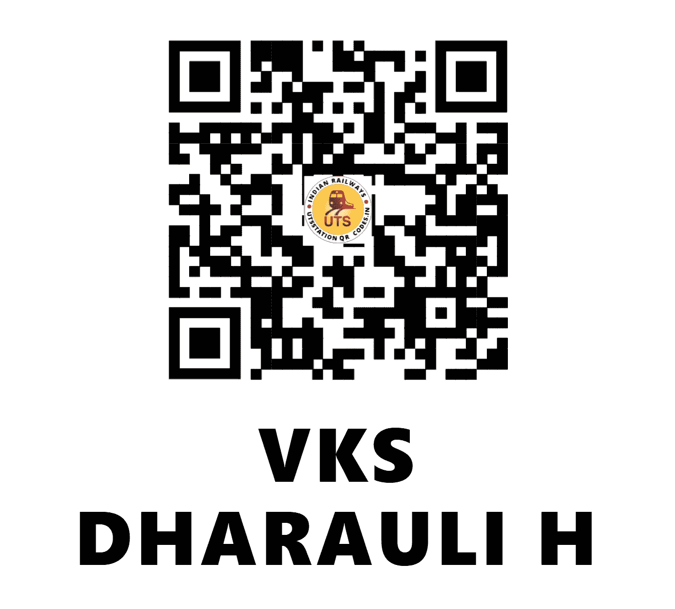 UTS QR Code for VKS DHARAULI H - VKDH (EC - BIHAR)