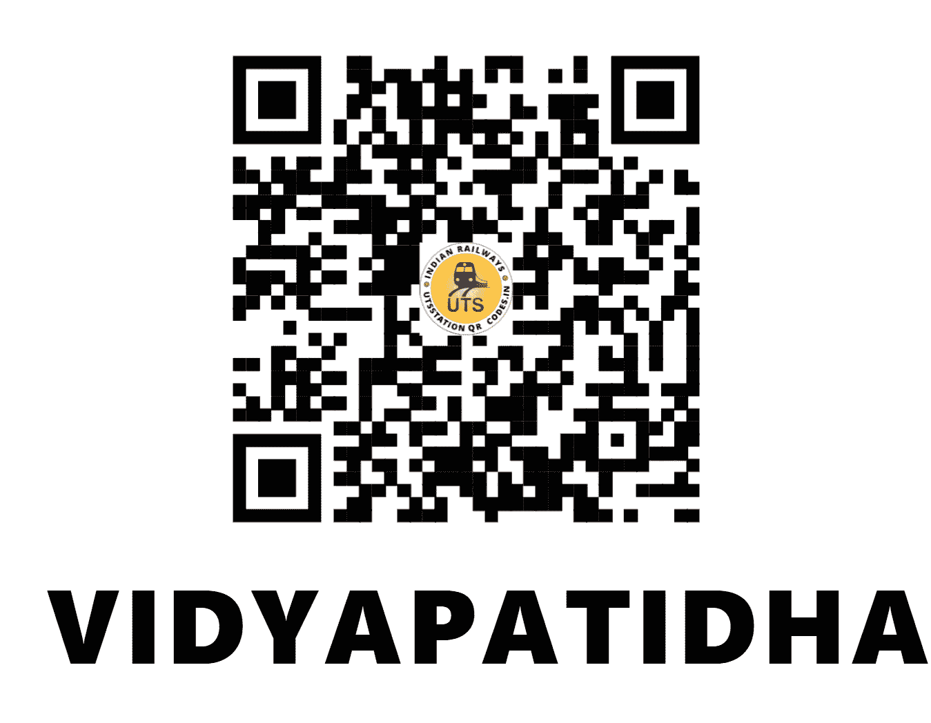 UTS QR Code for VIDYAPATIDHAM - VPDA (EC - BIHAR)