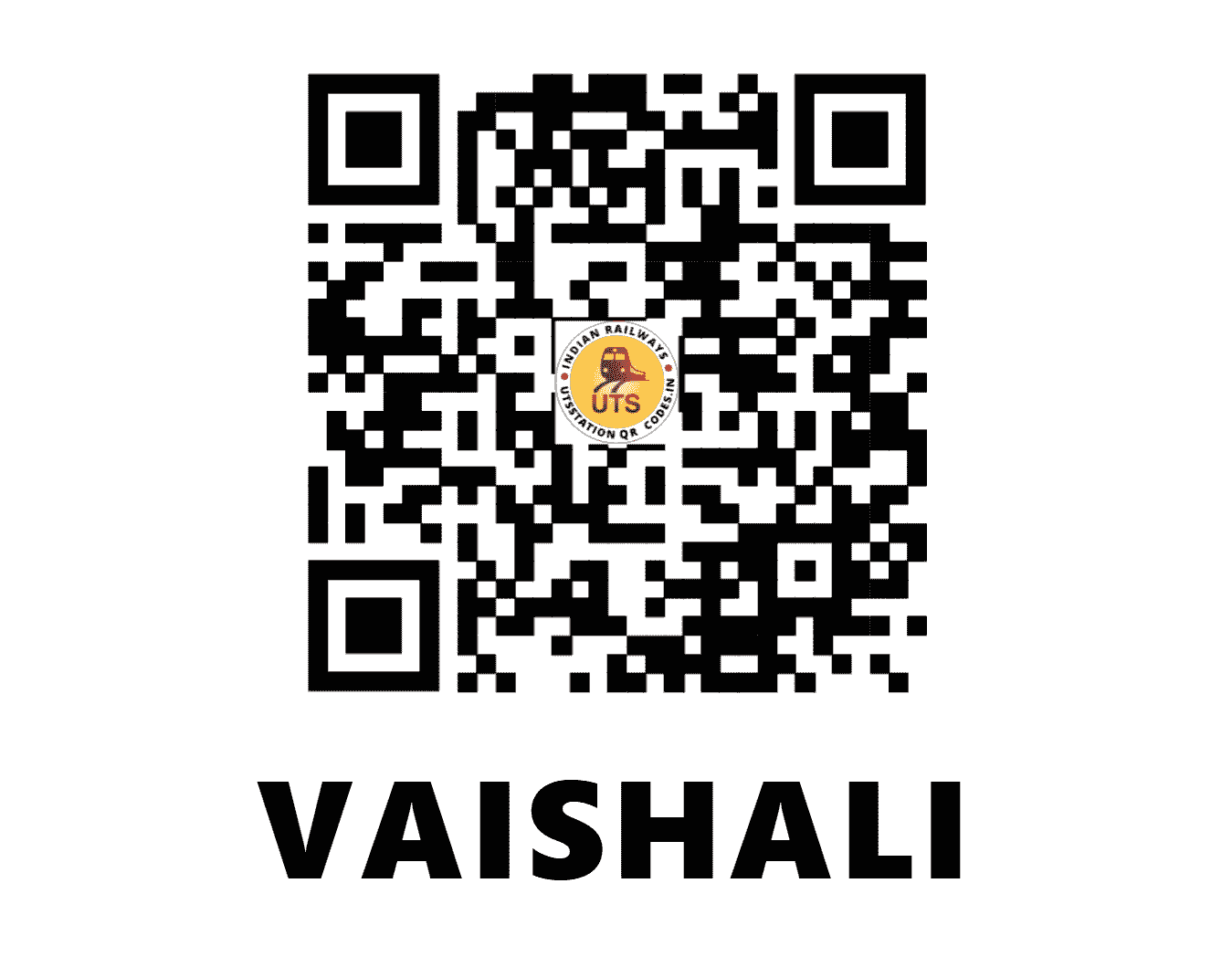 UTS QR Code for VAISHALI - VSHI (EC - BIHAR)
