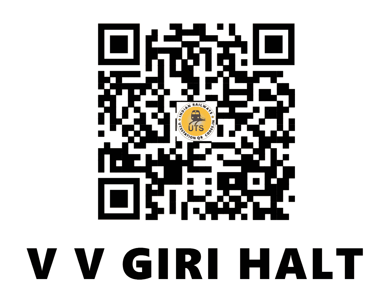 UTS QR Code for V V GIRI HALT - VVG (EC - BIHAR)