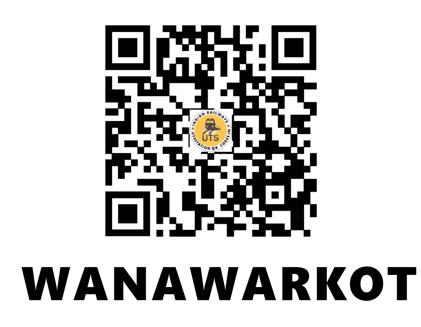 UTS QR Code for WANAWARKOTESWAR - WKND (EC - BIHAR)