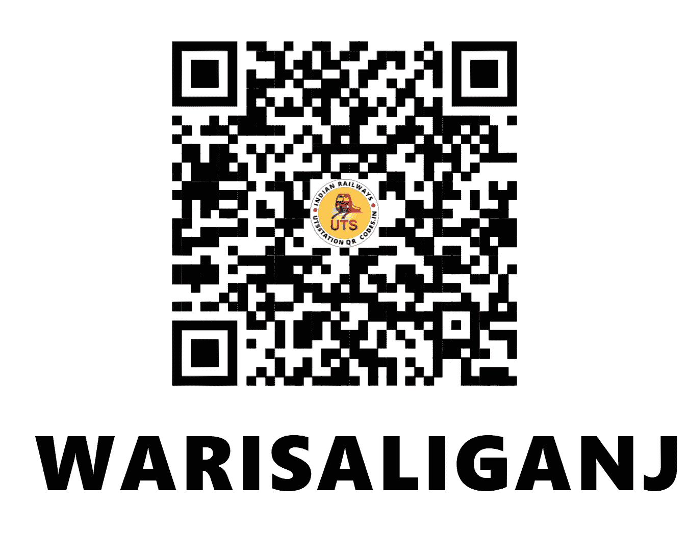 UTS QR Code for WARISALIGANJ - WRS (EC - BIHAR)