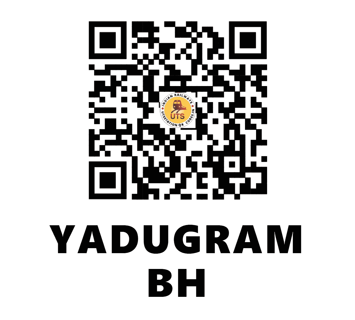 UTS QR Code for YADUGRAM BH - YGM (EC - BIHAR)