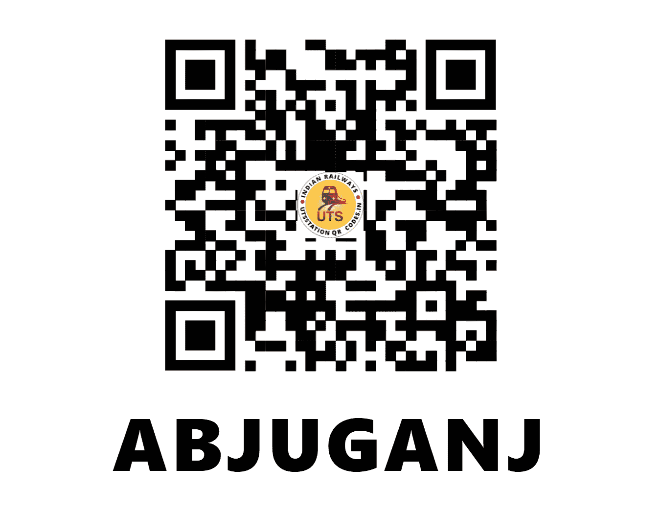 UTS QR Code for ABJUGANJ - AJUG (ER - BIHAR)