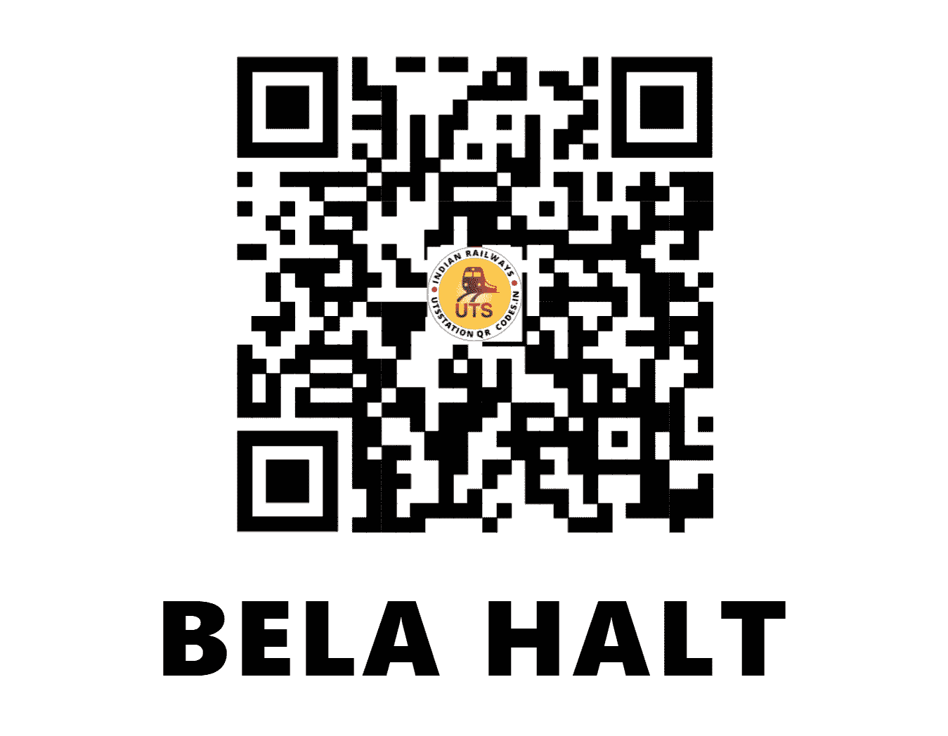 UTS QR Code for BELA HALT - BELT (ER - BIHAR)