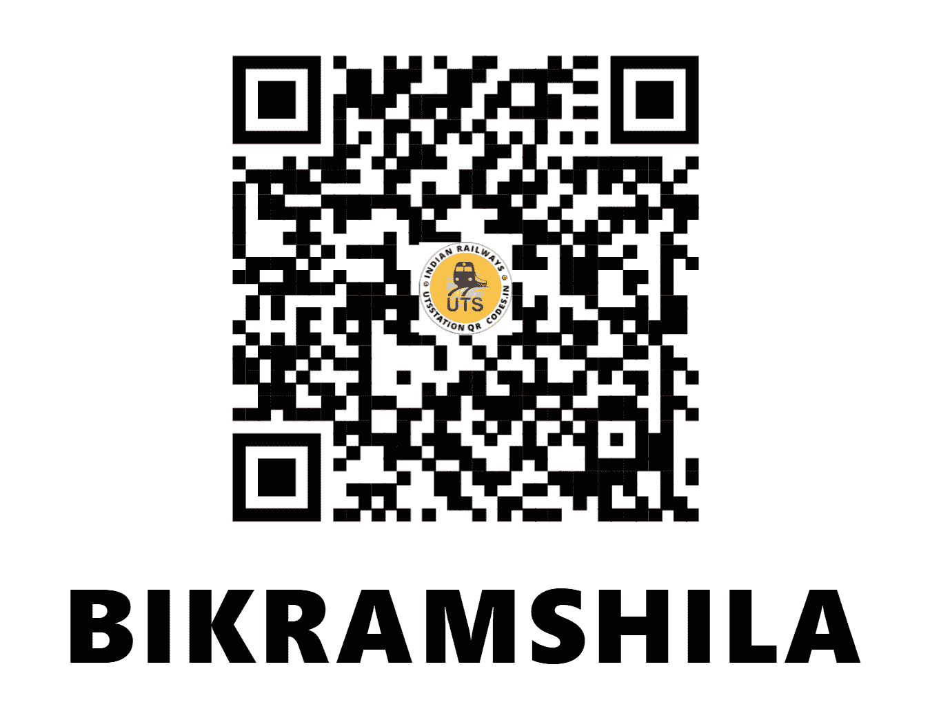 UTS QR Code for BIKRAMSHILA - BKSL (ER - BIHAR)