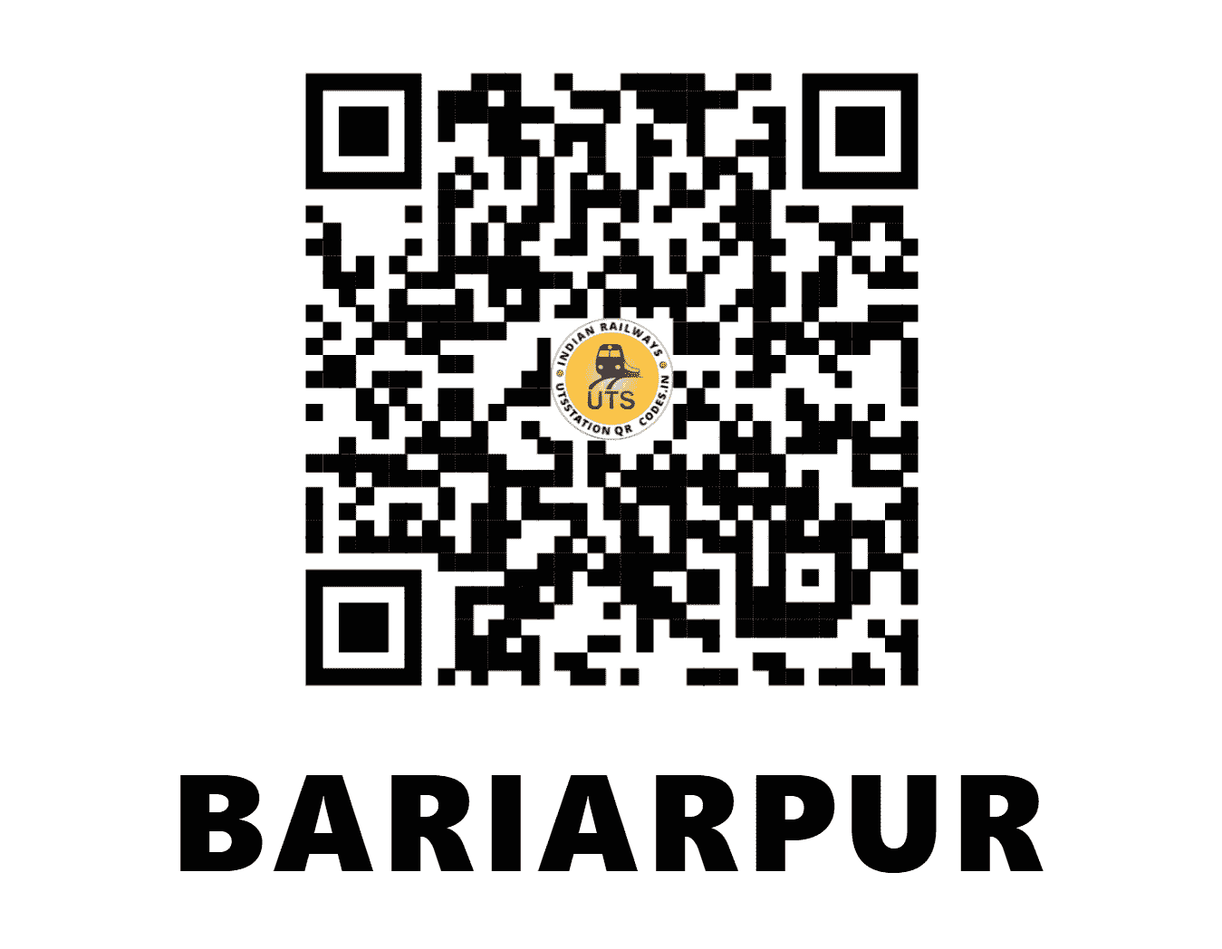 UTS QR Code for BARIARPUR - BUP (ER - BIHAR)