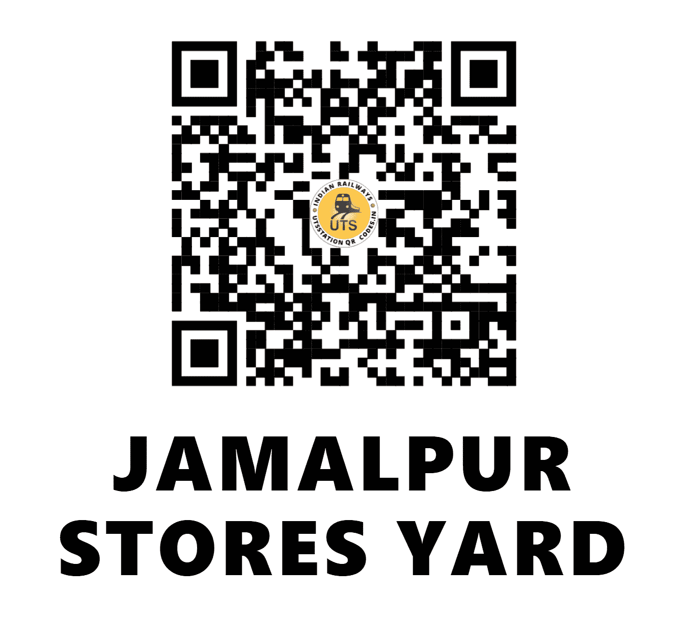 UTS QR Code for JAMALPUR STORES YARD - JMSY (ER - BIHAR)