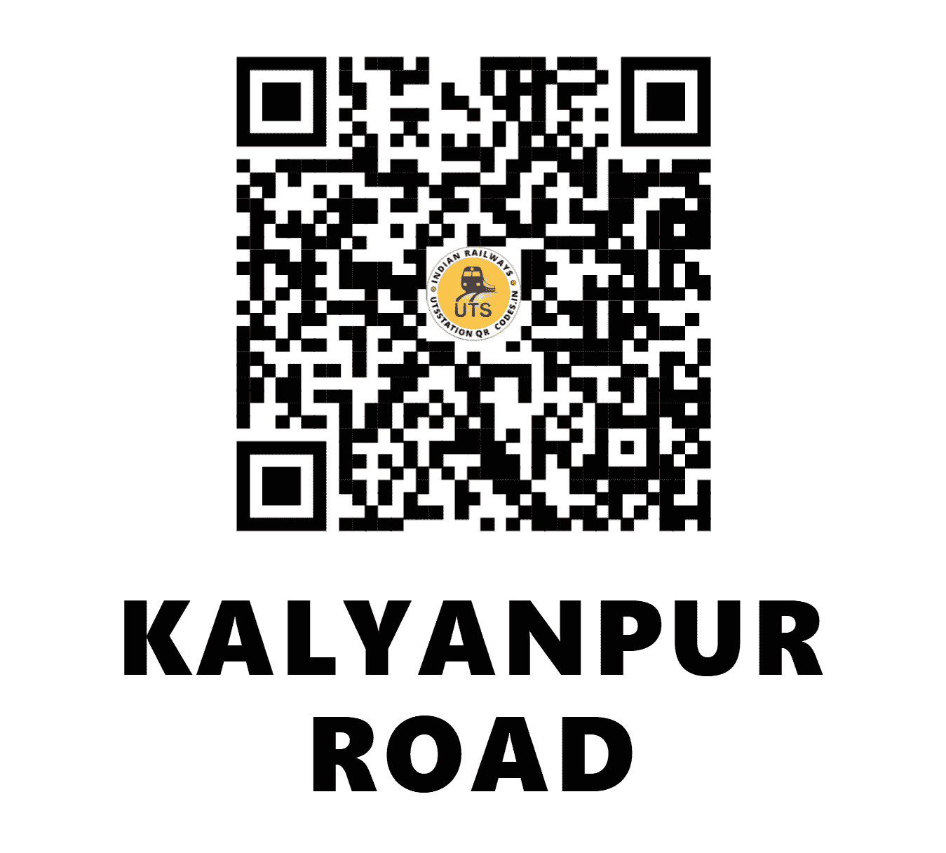 UTS QR Code for KALYANPUR ROAD - KPRD (ER - BIHAR)