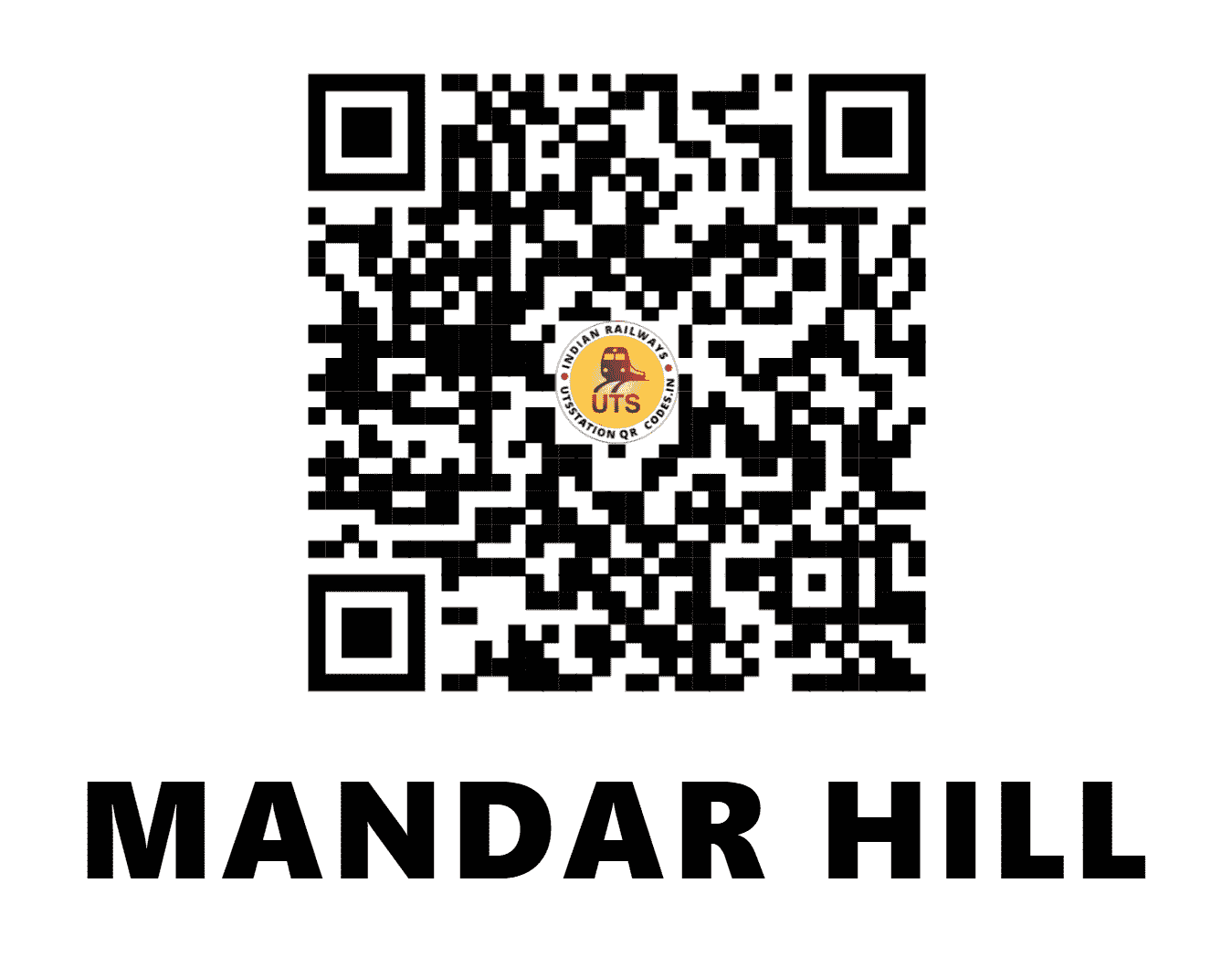 UTS QR Code for MANDAR HILL - MDLE (ER - BIHAR)