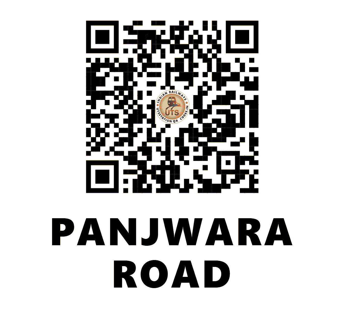 UTS QR Code for PANJWARA ROAD - PJLE (ER - BIHAR)