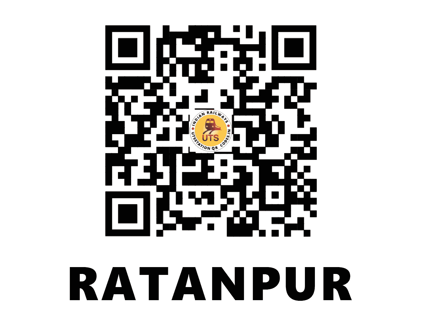 UTS QR Code for RATANPUR - RPUR (ER - BIHAR)