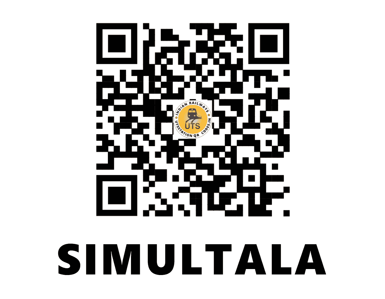 UTS QR Code for SIMULTALA - STL (ER - BIHAR)