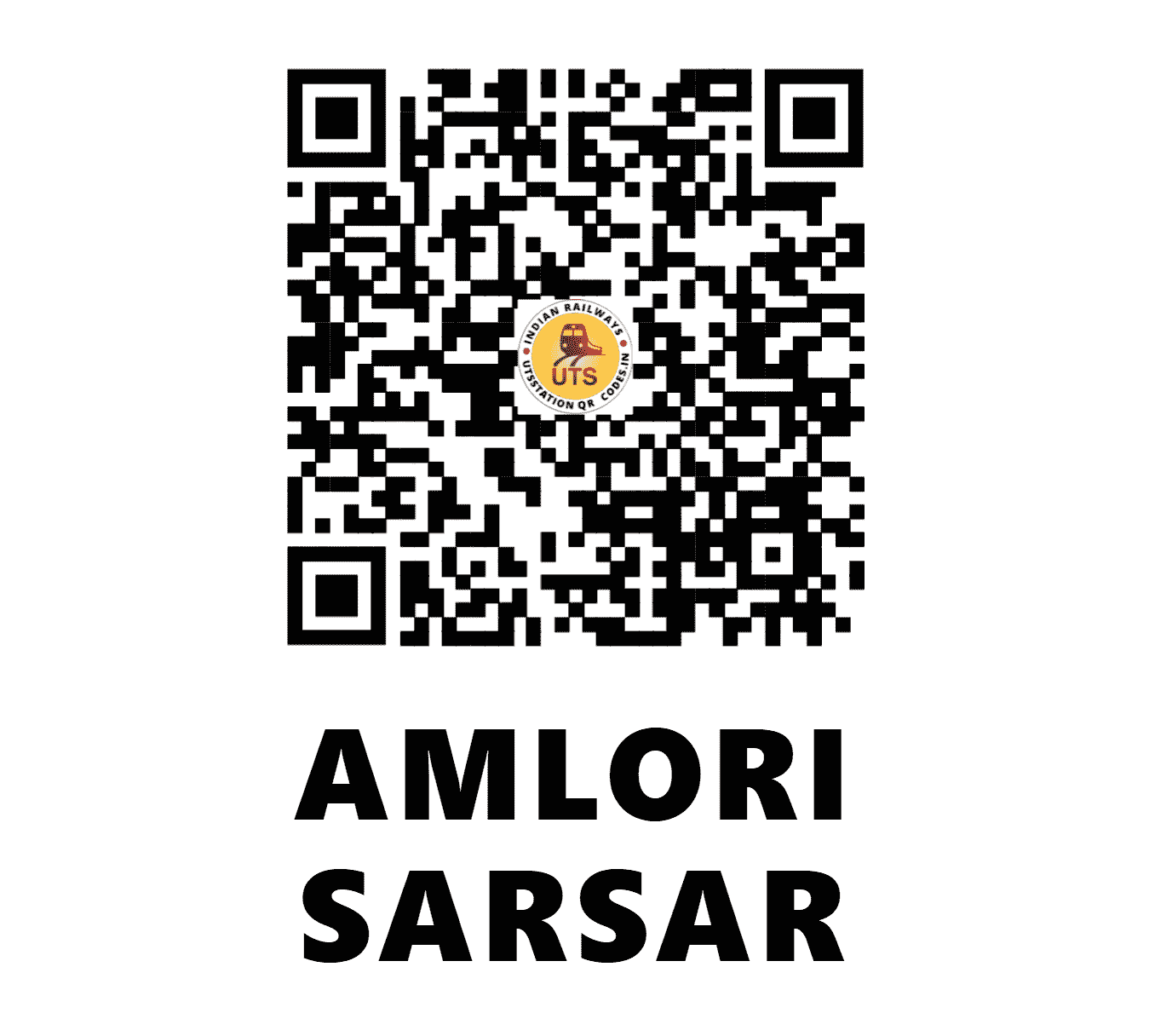 UTS QR Code for AMLORI SARSAR - ALS (NE - BIHAR)