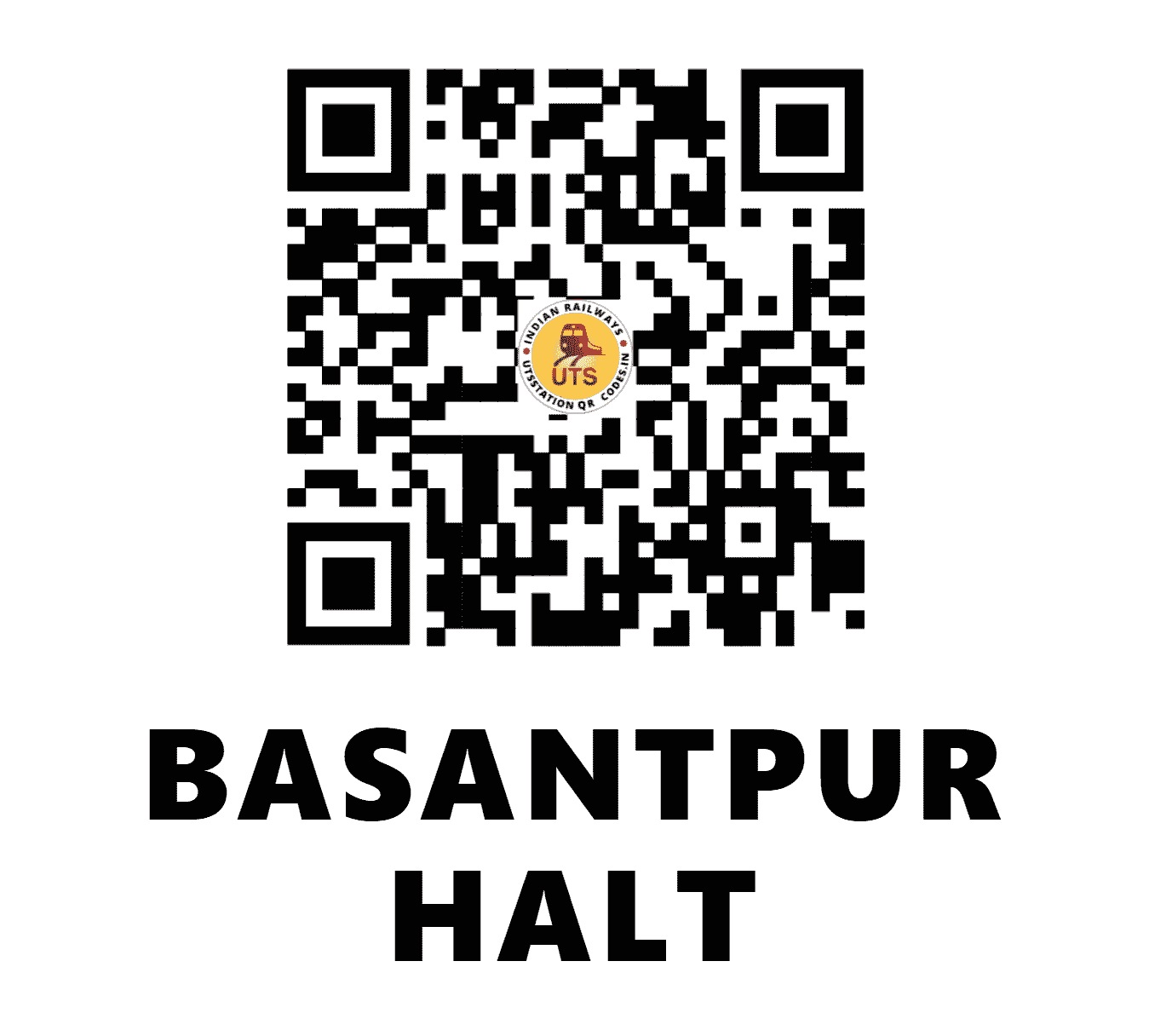 UTS QR Code for BASANTPUR HALT - BNPH (NE - BIHAR)