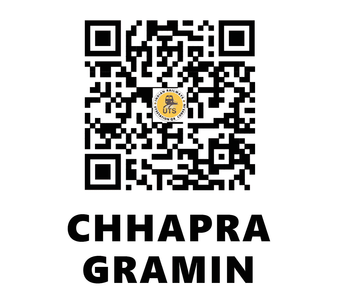 UTS QR Code for CHHAPRA GRAMIN - CHPG (NE - BIHAR)