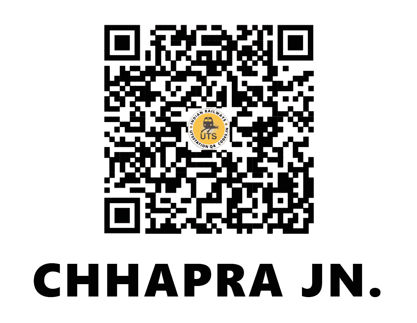UTS QR Code for CHHAPRA JN. - CPR (NE - BIHAR)