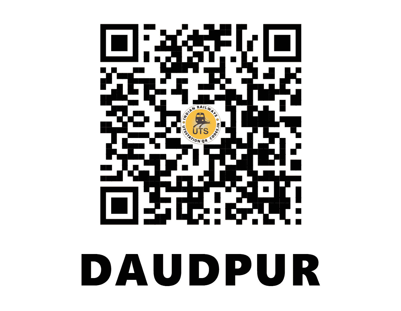 UTS QR Code for DAUDPUR - DDP (NE - BIHAR)
