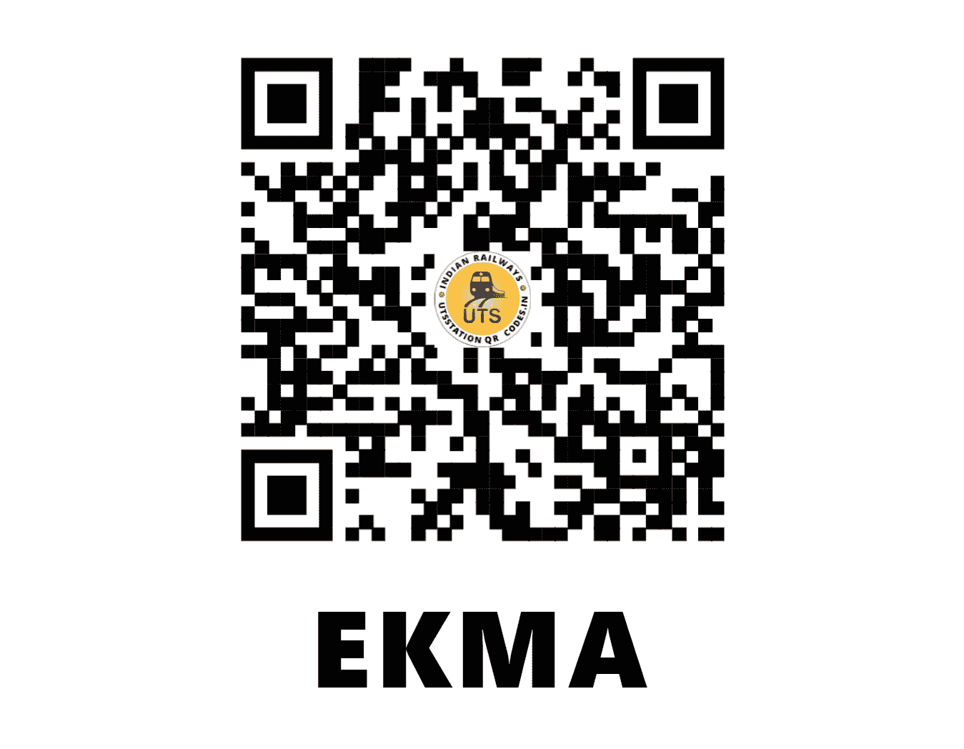 UTS QR Code for EKMA - EKMA (NE - BIHAR)
