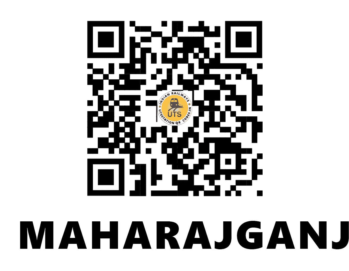 UTS QR Code for MAHARAJGANJ - MGZ (NE - BIHAR)