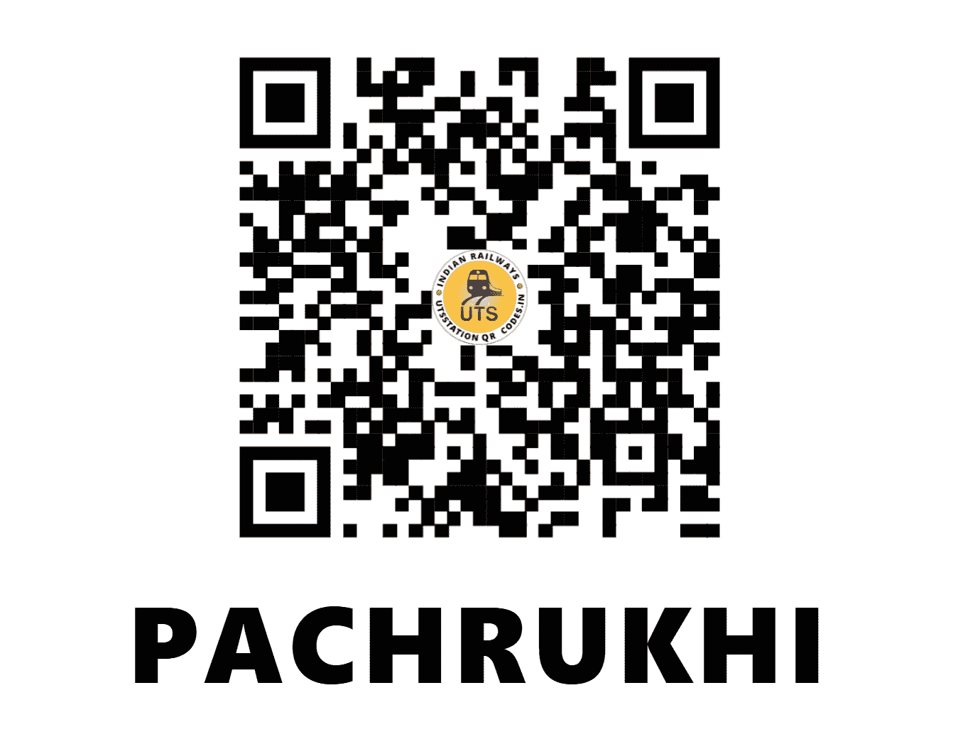 UTS QR Code for PACHRUKHI - PCK (NE - BIHAR)