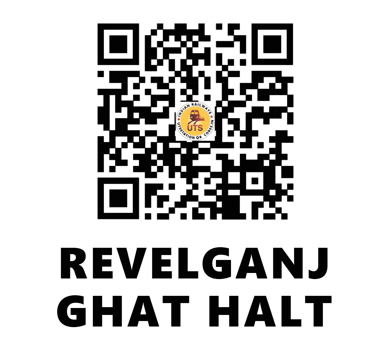 UTS QR Code for REVELGANJ GHAT HALT - RVG (NE - BIHAR)