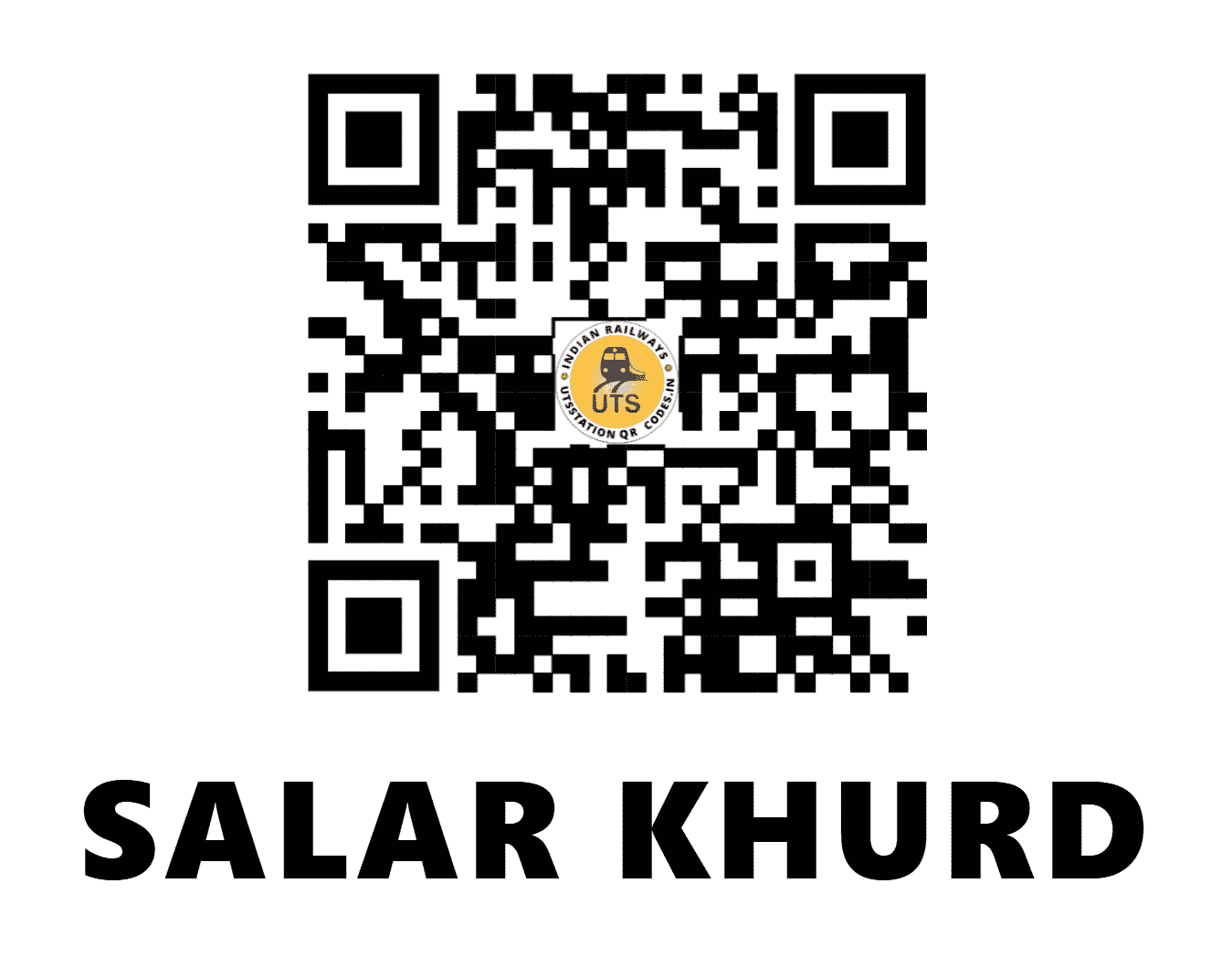 UTS QR Code for SALAR KHURD - SRKR (NE - BIHAR)