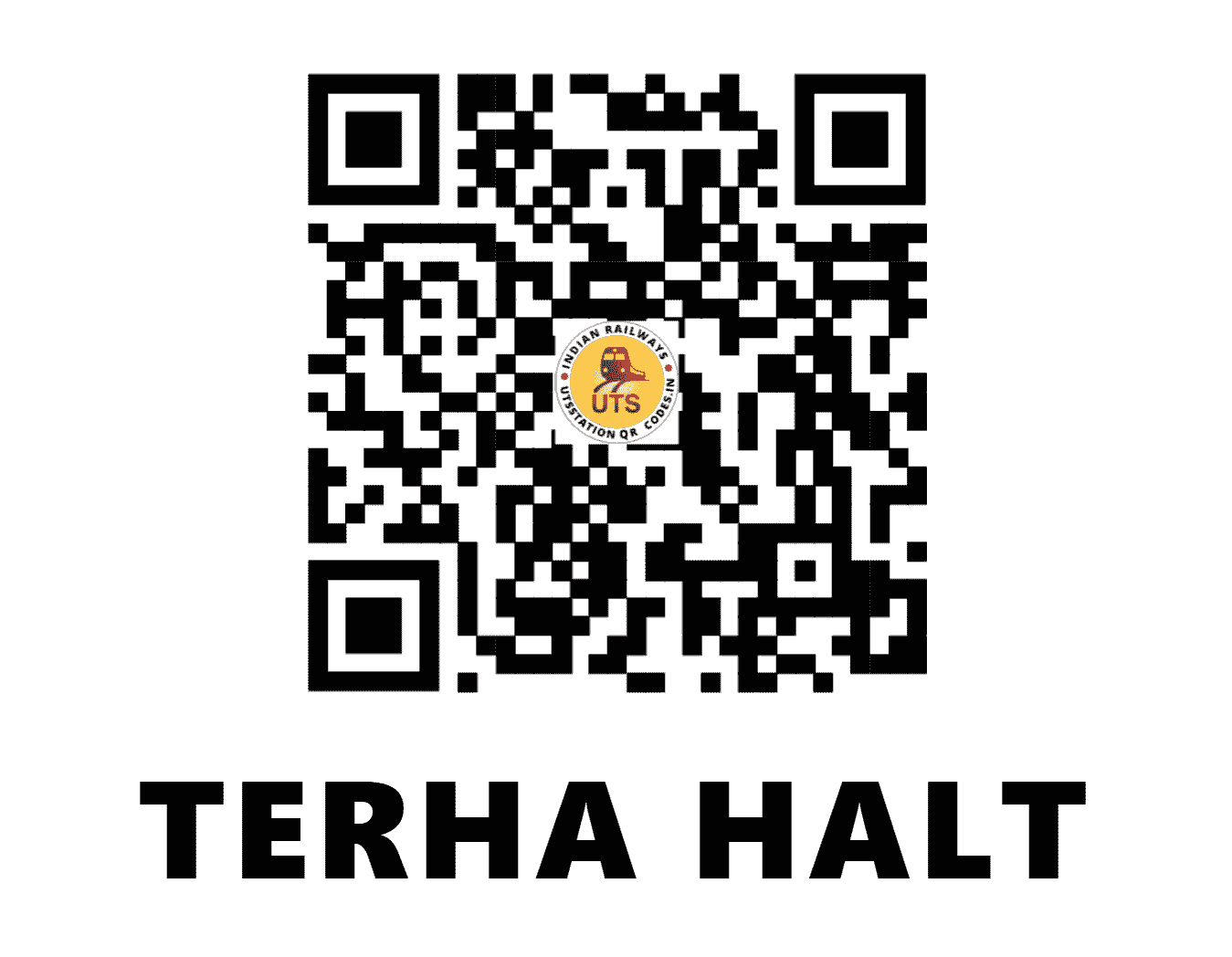 UTS QR Code for TERHA HALT - TERH (NE - BIHAR)