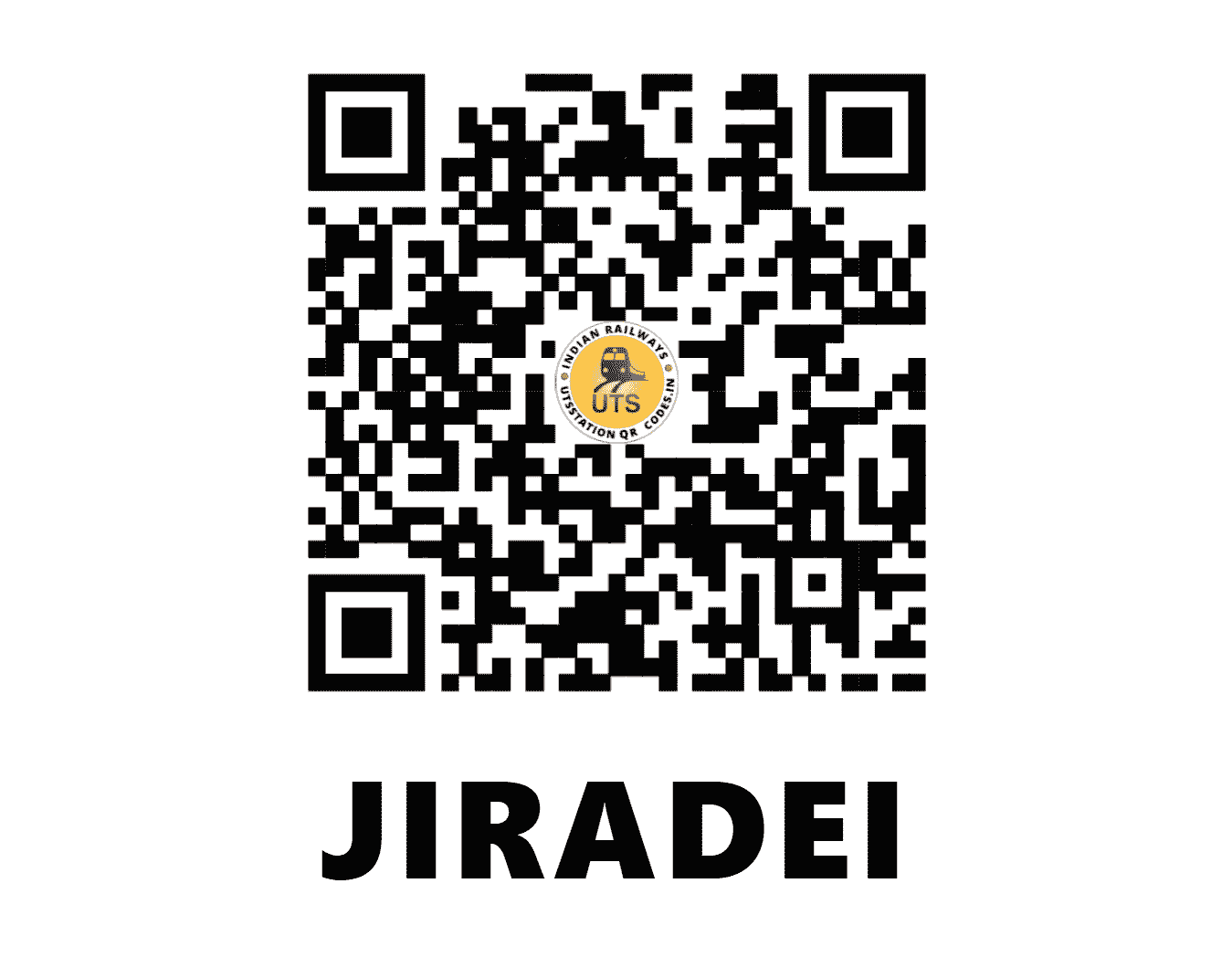 UTS QR Code for JIRADEI - ZRDE (NE - BIHAR)