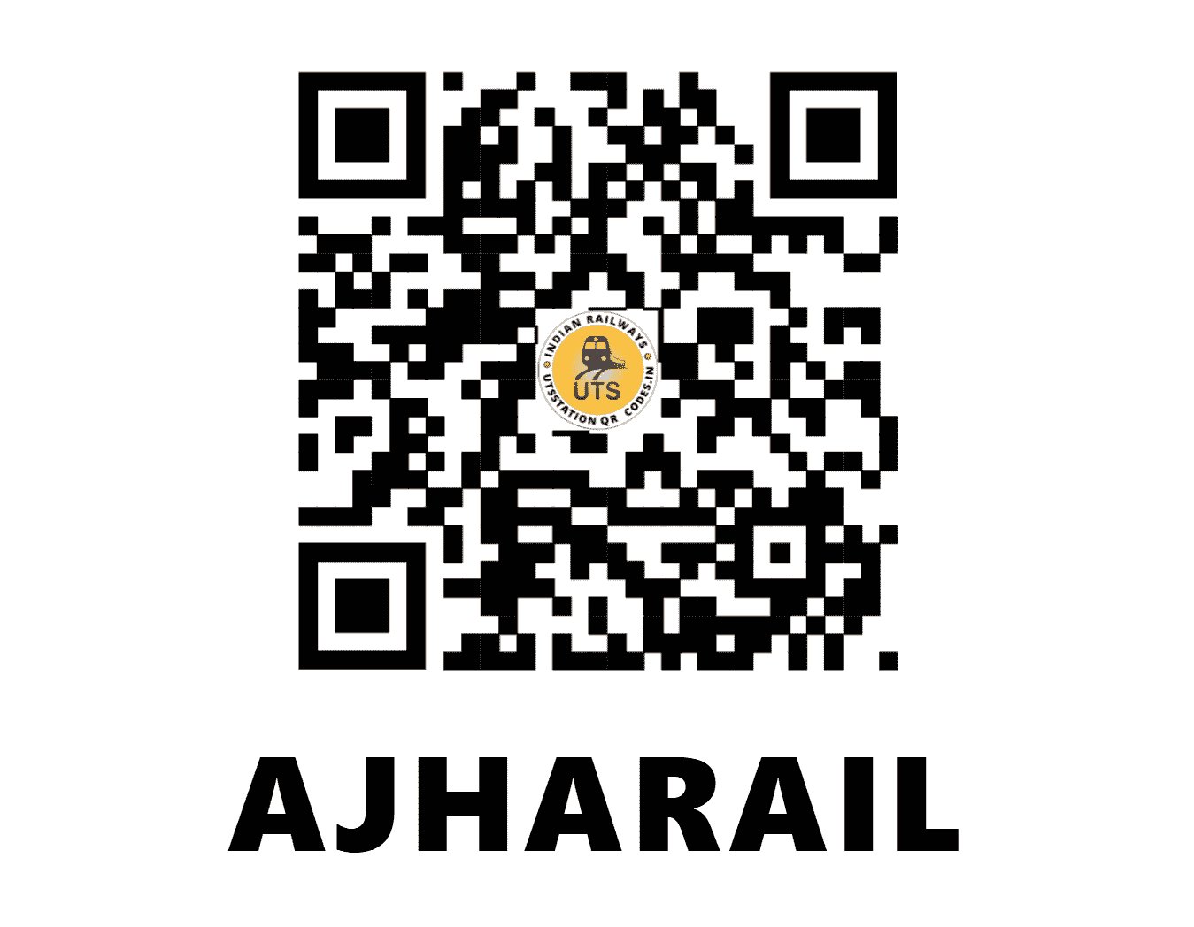 UTS QR Code for AJHARAIL - AHL (NF - BIHAR)