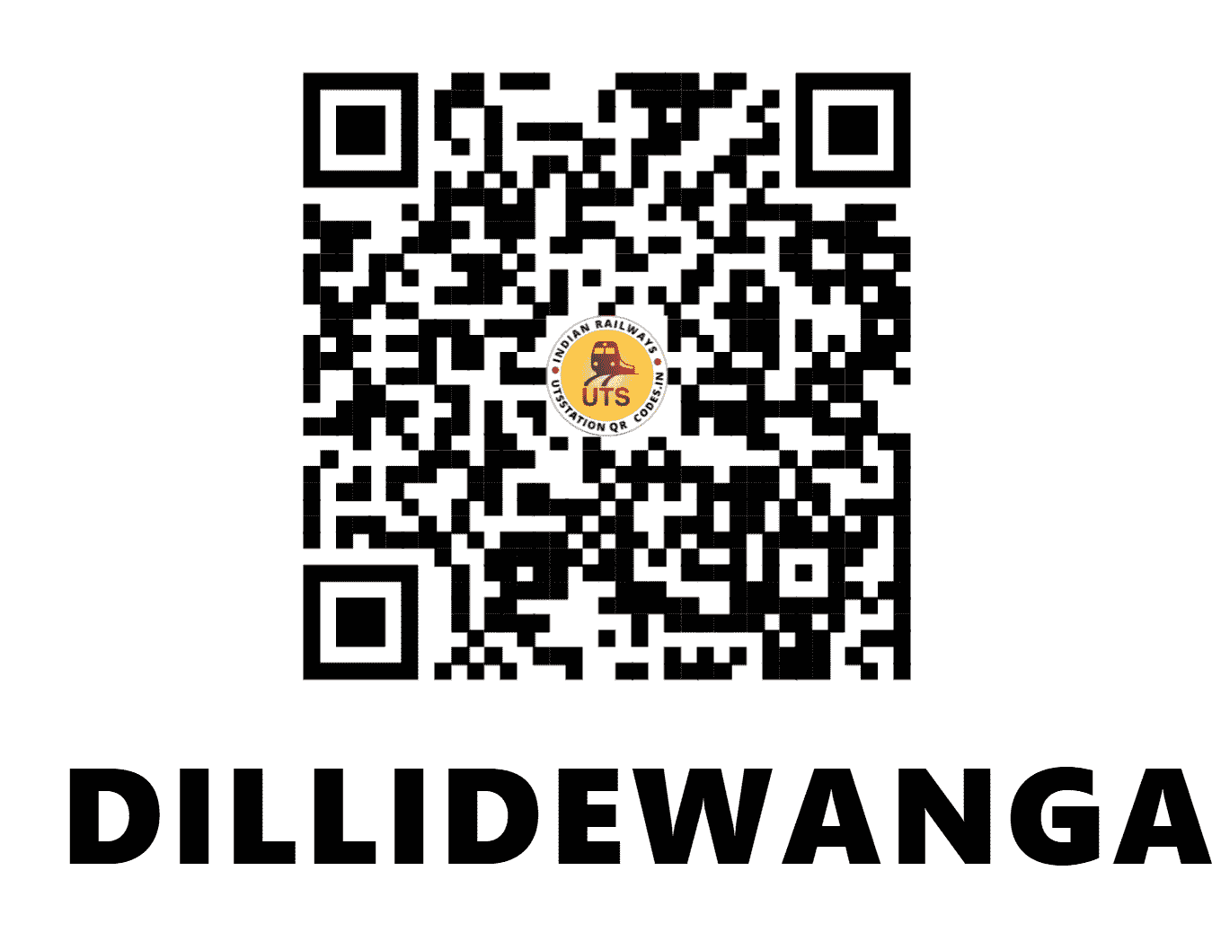 UTS QR Code for DILLIDEWANGANJ - DVJ (NF - BIHAR)