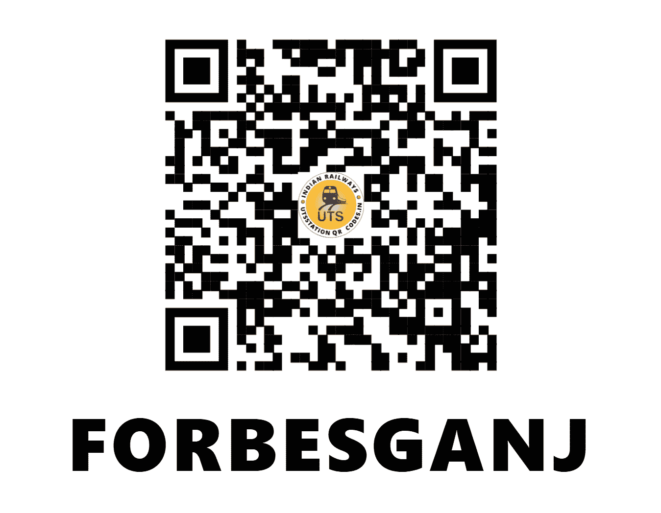 UTS QR Code for FORBESGANJ - FBG (NF - BIHAR)