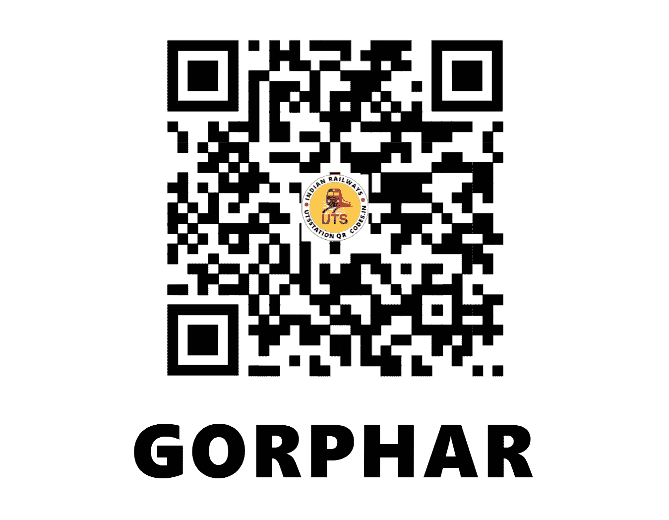 UTS QR Code for GORPHAR - GRR (NF - BIHAR)