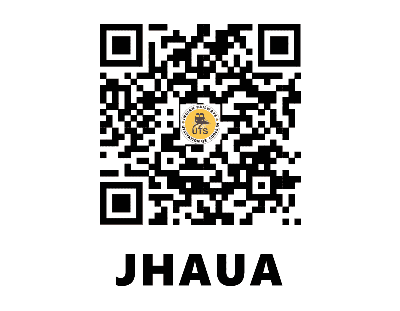 UTS QR Code for JHAUA - JAU (NF - BIHAR)
