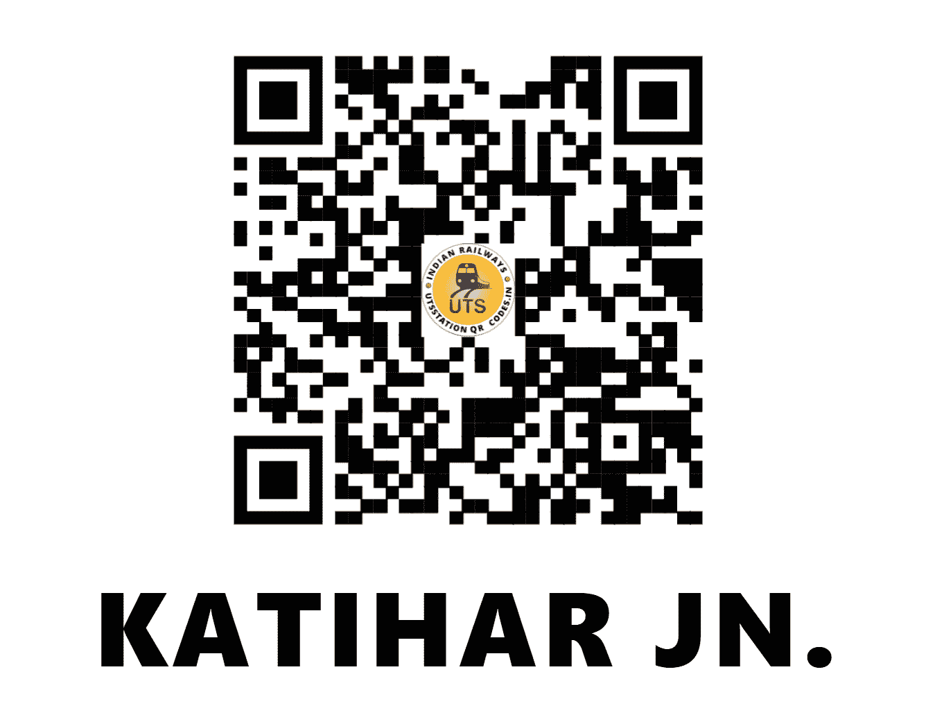 UTS QR Code for KATIHAR JN. - KIR (NF - BIHAR)